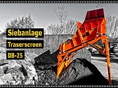 DB Engineering Mini Siebanlage Traserscreen DB-25 | Flachdecksieb bis zu 25 t/h